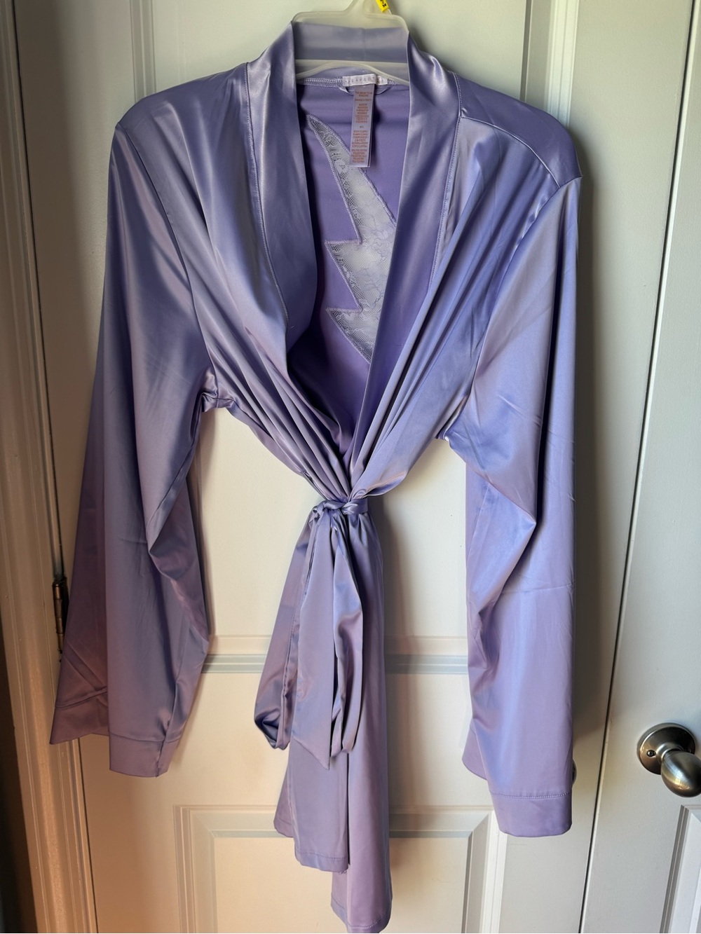 Silky Lavender Tie-Front Robe - Women’s Intimates- Savage X Fenty m/L
